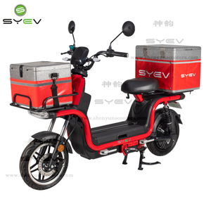 Professionelles elektrisches Motorrad aus Stahl für die Lieferung von Lebensmitteln für den lokalen Markt.