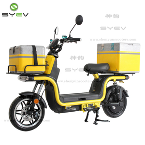 Shenyun 2022 Hot Sale Fast Food Delivery Bike mit 12 Zoll 60 V 1200 W leistungsstarkem Motor Elektroroller Motorrad Elektrofahrrad für Fracht